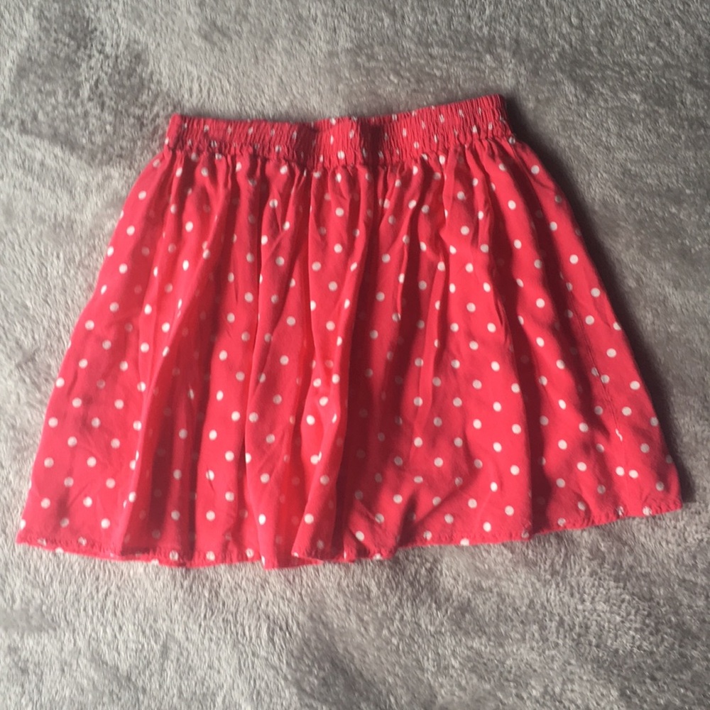 Pink Polka Dot Skirt Forever 21 (small)